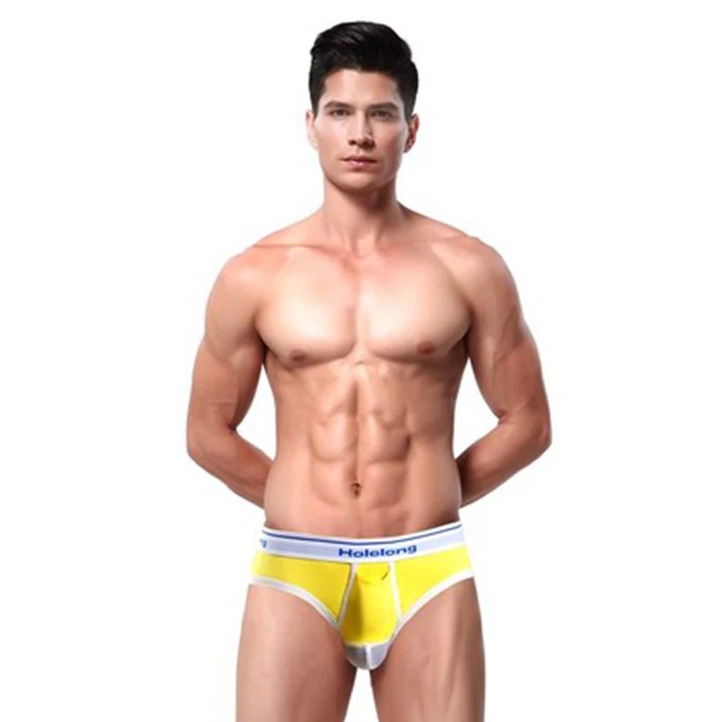 Big Testicle Bag Briefs Men's Penis Upward Separation Sleeve Spermatic Cord Health Care Underwear Men Sexy Breathable Men Briefs