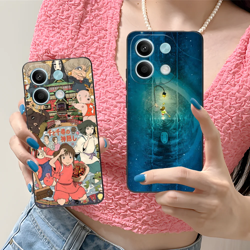 Spirited Away Black Smartphone Cover Phone Case