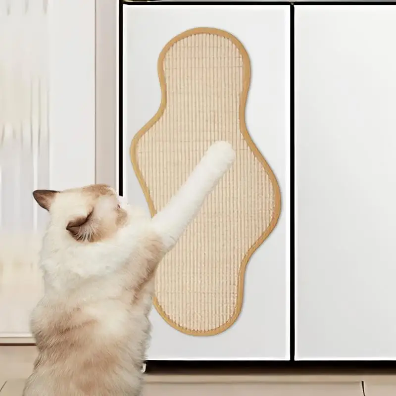 고양이 스크래치 러그, 고양이 벽 스크래치 방지, DIY 고양이 스크래치 보드, 소파 보호 발 날카롭게 다듬을 수 있는 자기 접착 카펫
