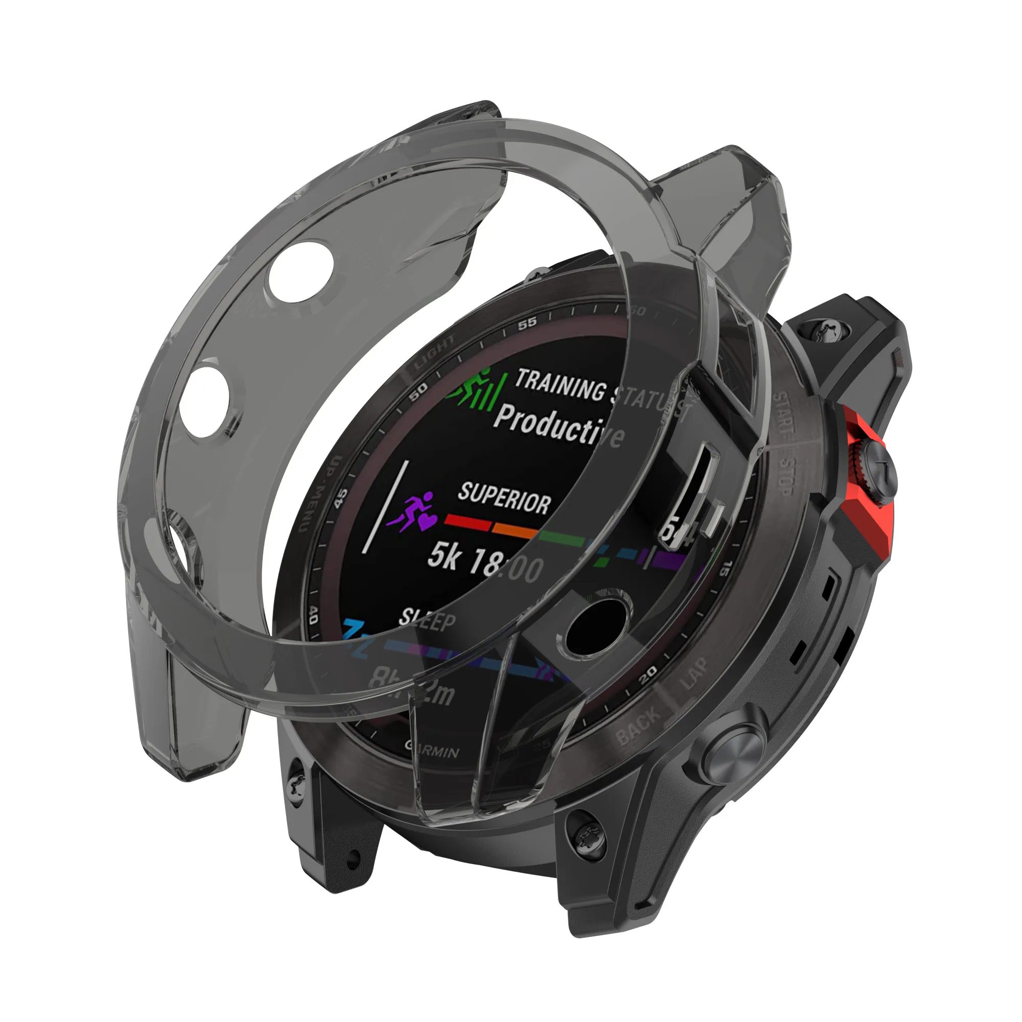 Stainless Steel Engraved Bezel Ring with Scratch Resistant Case