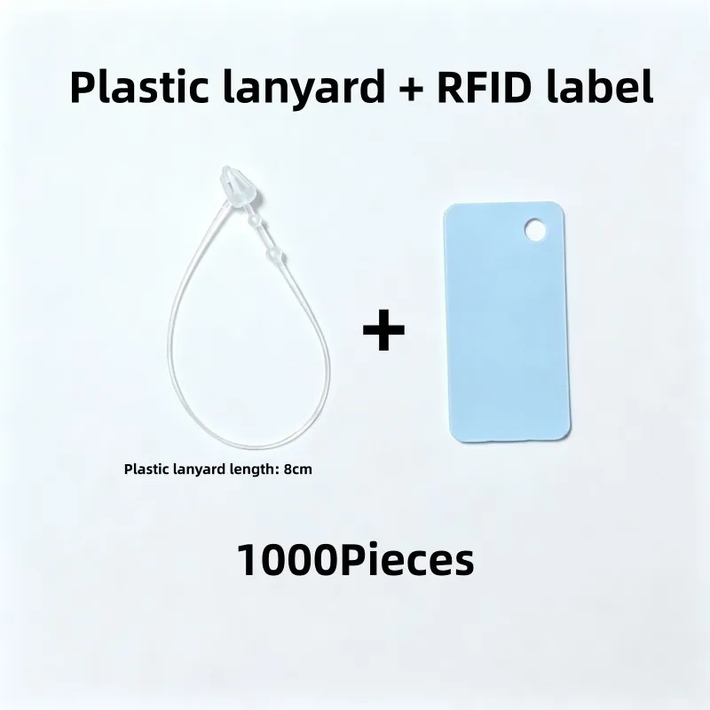 1000 조각 쥬얼리 UHF RFID 라벨 태그 PET 패시브 아트 페이퍼 추적 보안 방수 내열성 보석 시계