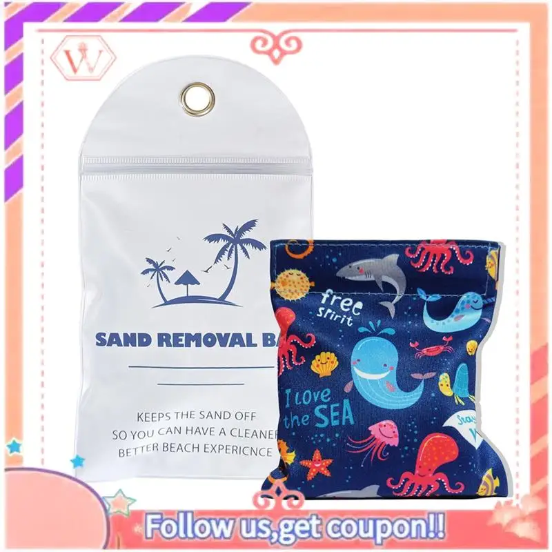 Upgraded Beach Sand Remover, Sand Bag, Essential Gift For Beach Vacation Camping Trip, Beach Sand Bag 2
