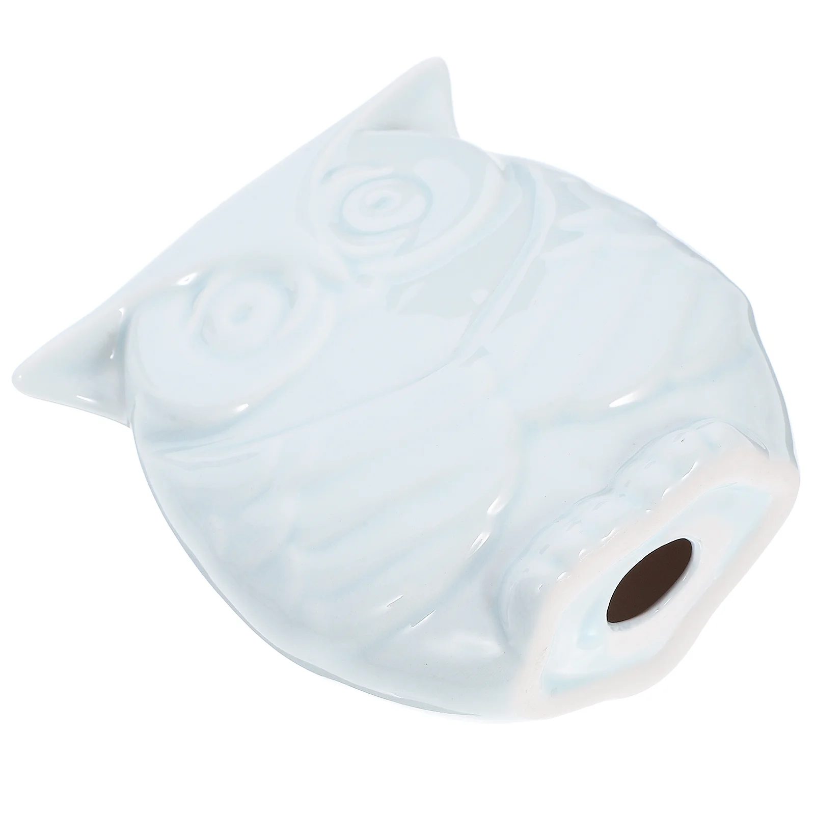 

Ceramic Owl Statue Desktop Owl Figurine Cute Owl Sculpture Shelf Owl Figure