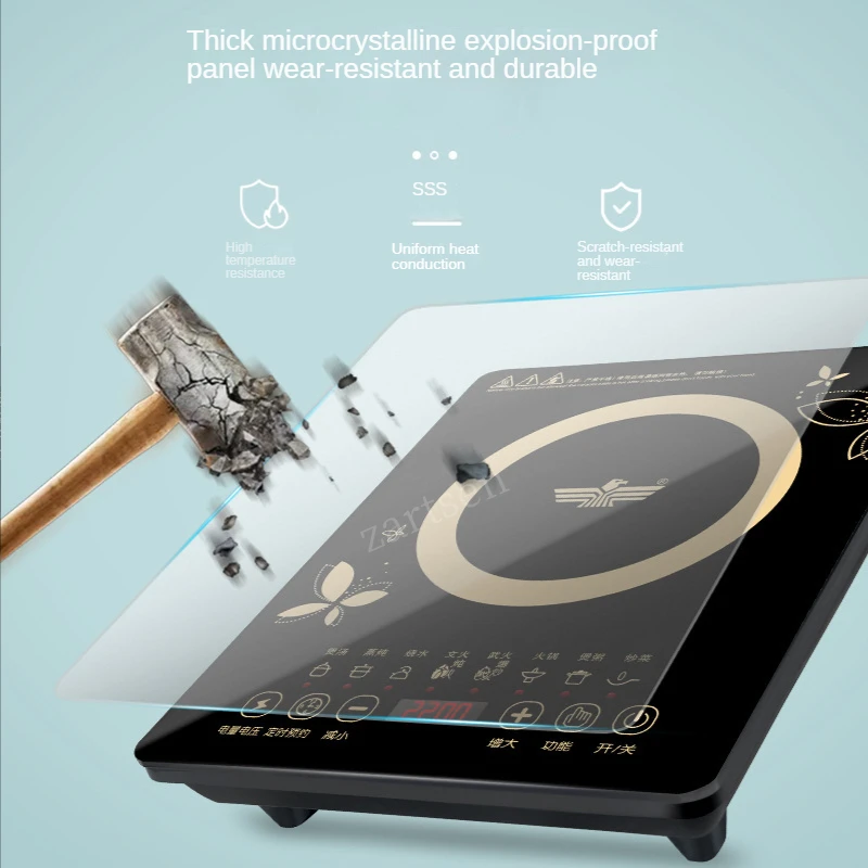 Electric induction cooker waterproof high power magnetic induction cooker intelligent hot pot stove cooktop induction cooker electric stove boiler