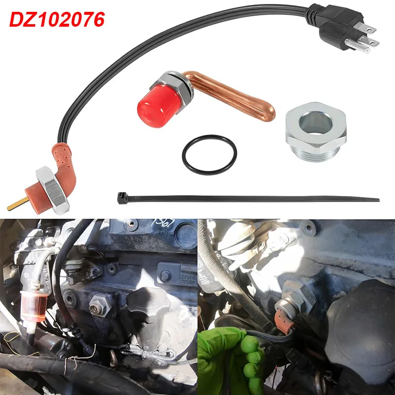 Heater Install John Deere 1025r Block Heater Kit DZ102076 Engine