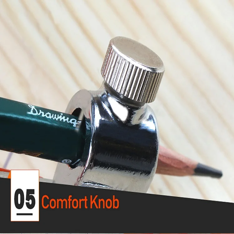 Carpenter Precision Pencil Compasses Large Diameter Adjustable Dividers Marking And Scribing Compass For Woodworking