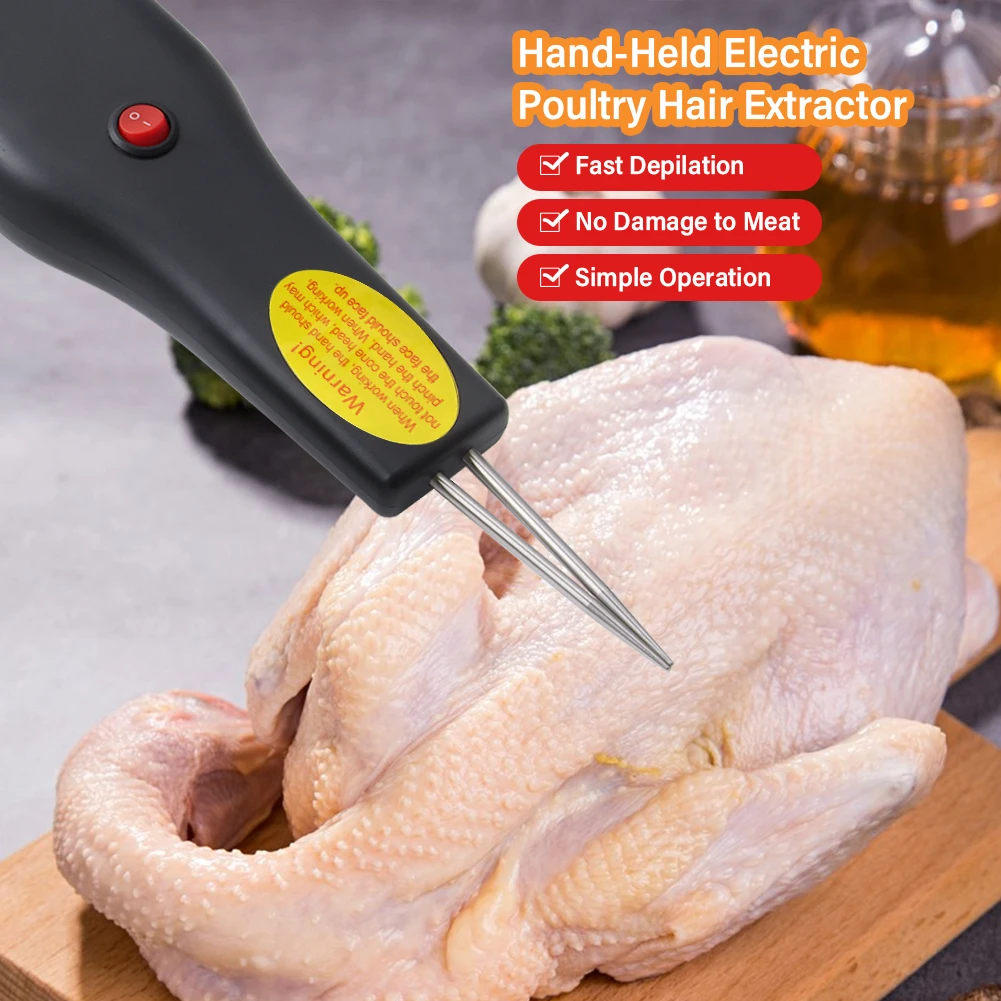 Plug-in/Charging Poultry Chicken hair plucker Feather Removal Machine Chicken Duck Goose Automatic Epilator Dehairing