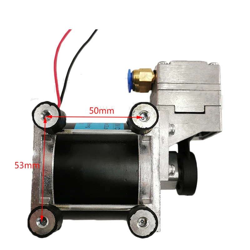 DC 24V 마이크로 에어 펌프, RYX-20L 오일 프리 진공 펌프, 소형 전기 20L/MIN -80Kpa 30W G1/8