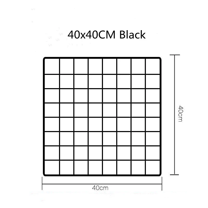 40x40cm Black