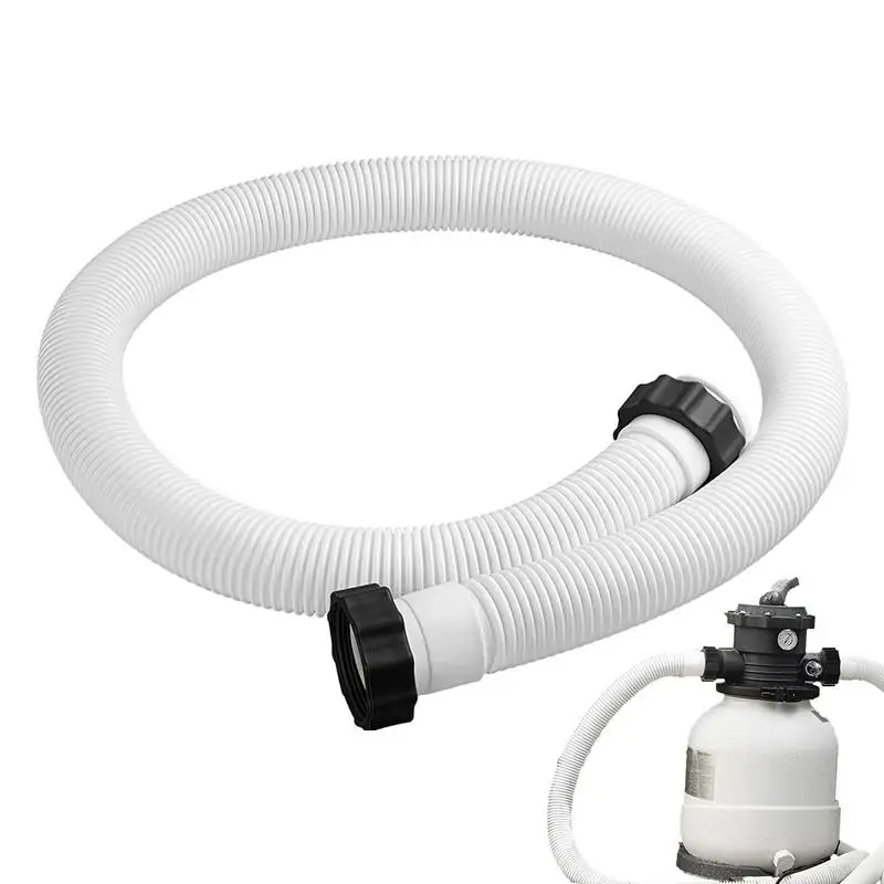 Pool Pump Replacement Hose 1.5 Inch Diameter Ground Hose For Swimming Pools 59 Inch Long Interconnecting Tubes Sand Filters