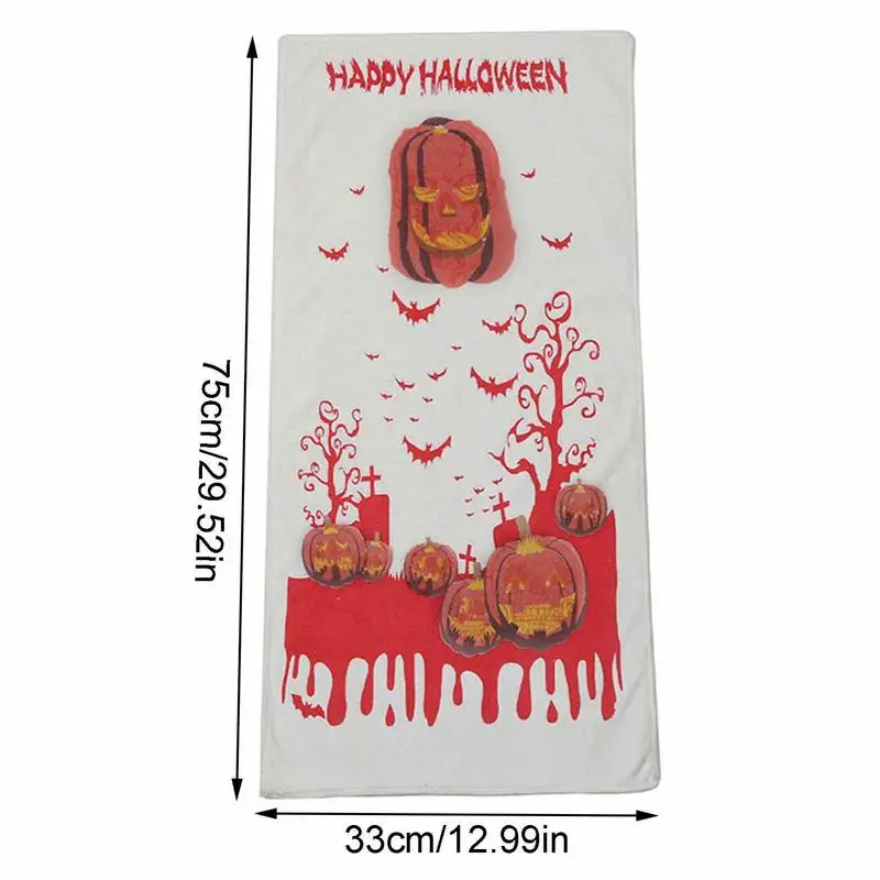  Goth Halloween Kitchen Towels, Absorbent Microfiber