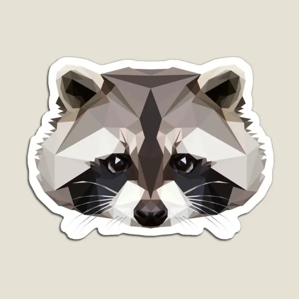 

Raccoon Magnet Kids Holder for Fridge Organizer Funny Colorful Stickers Cute Children Refrigerator Toy Magnetic Baby Home