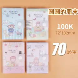 Compact Cute Notepad for Daily Notes - Portable and Convenient for School or Office Use (1 books random)