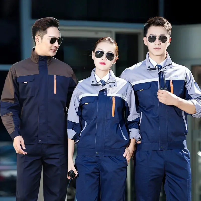 

Mechanical men Women Car Clothing Workmen Uniform for Workwear Labor Clothes Suit Work Workshop for cotton Coveralls Work