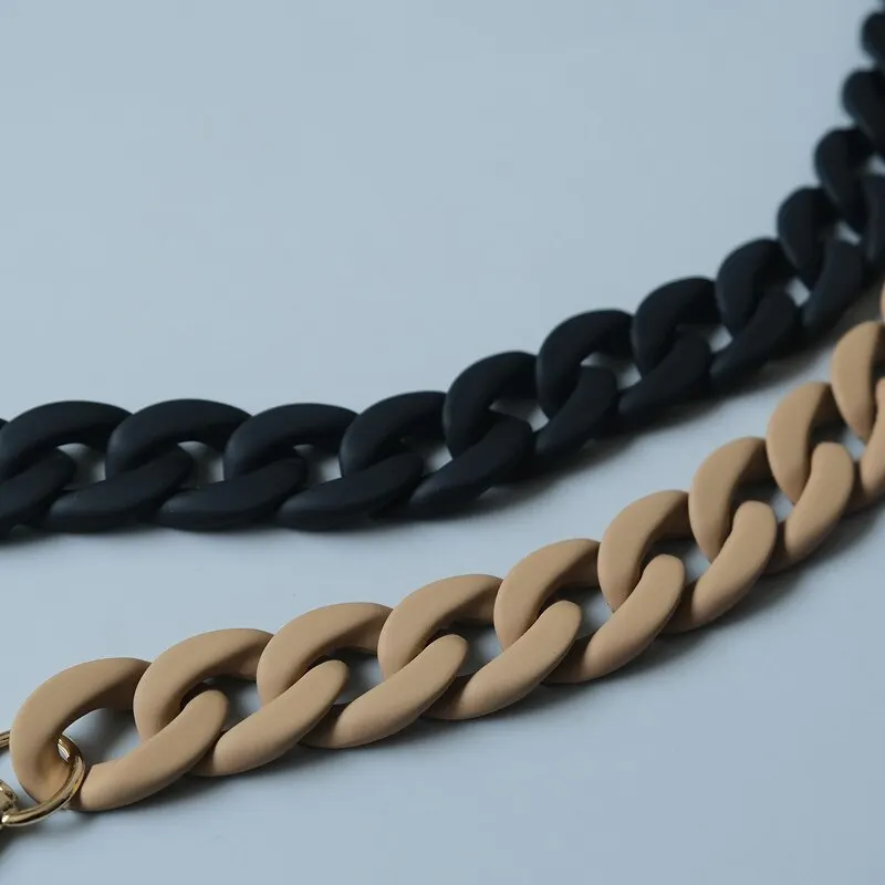 S8f7a302dd5fe49cb9792d3b87c5ee43bh 40cm Women Bag Strap Replacement Long Panel Wide Bag Chain Advanced Chain Accessories Fashion Bag Accessories Mallzona