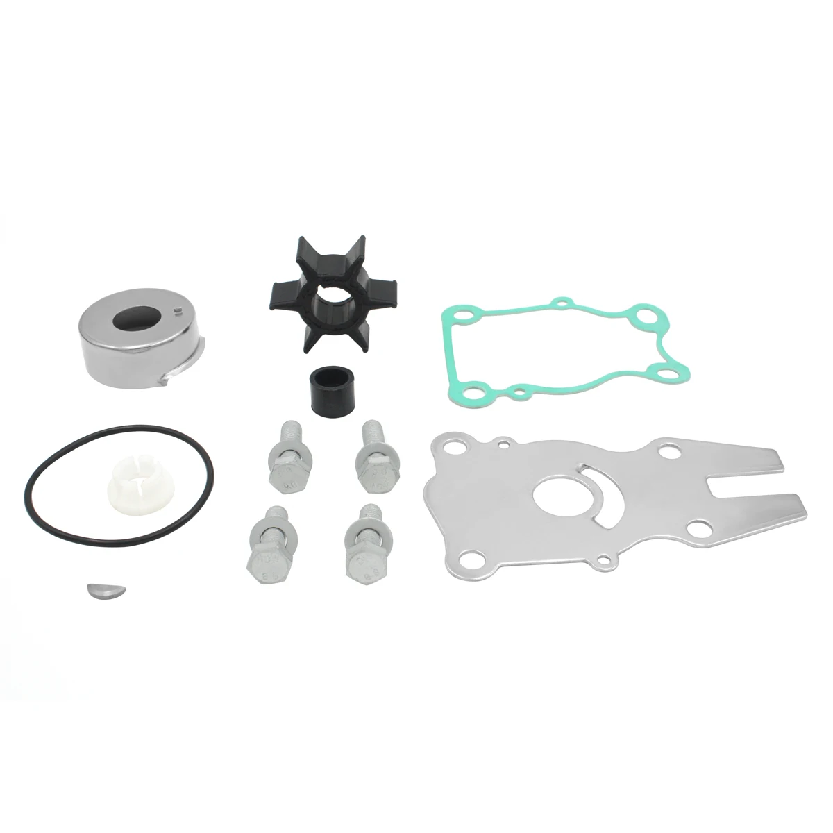 63D-W0078 Water Pump Impeller Kit for Yamaha 2T 40HP 50HP 4T F40 FT50 F50 F60 Outboard 63D-W0078-00 63D-W0078-01 63D-W0078-01-00