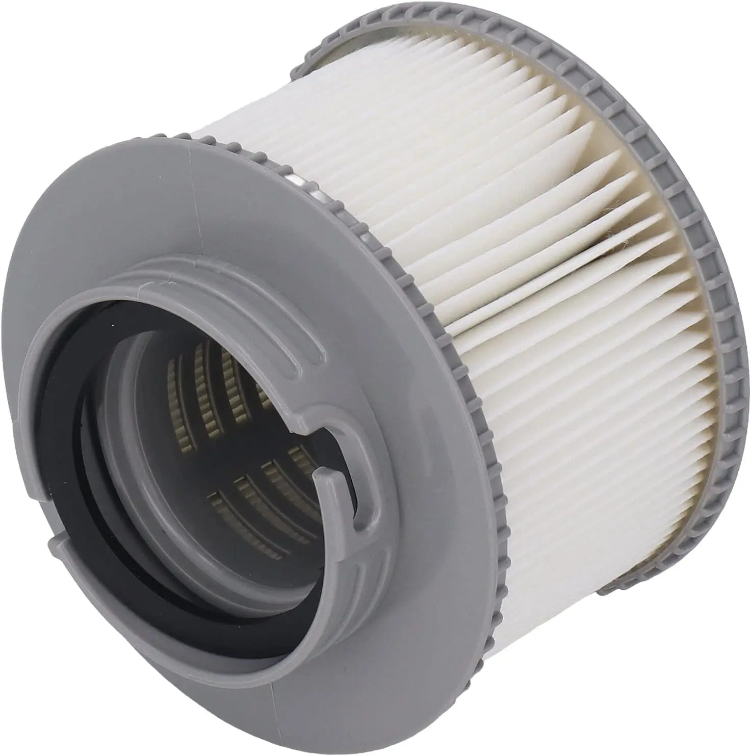 Filtro Per Piscina Di Ricambio FD2089 - Cartuccia Con Fori Piccoli, Altezza 86mm, Diametro 110mm, In ABS Grigio