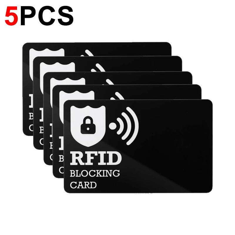 RFID Blocking Card Protector for Wallets - Secure Your Cards and ID from Unauthorized Scans