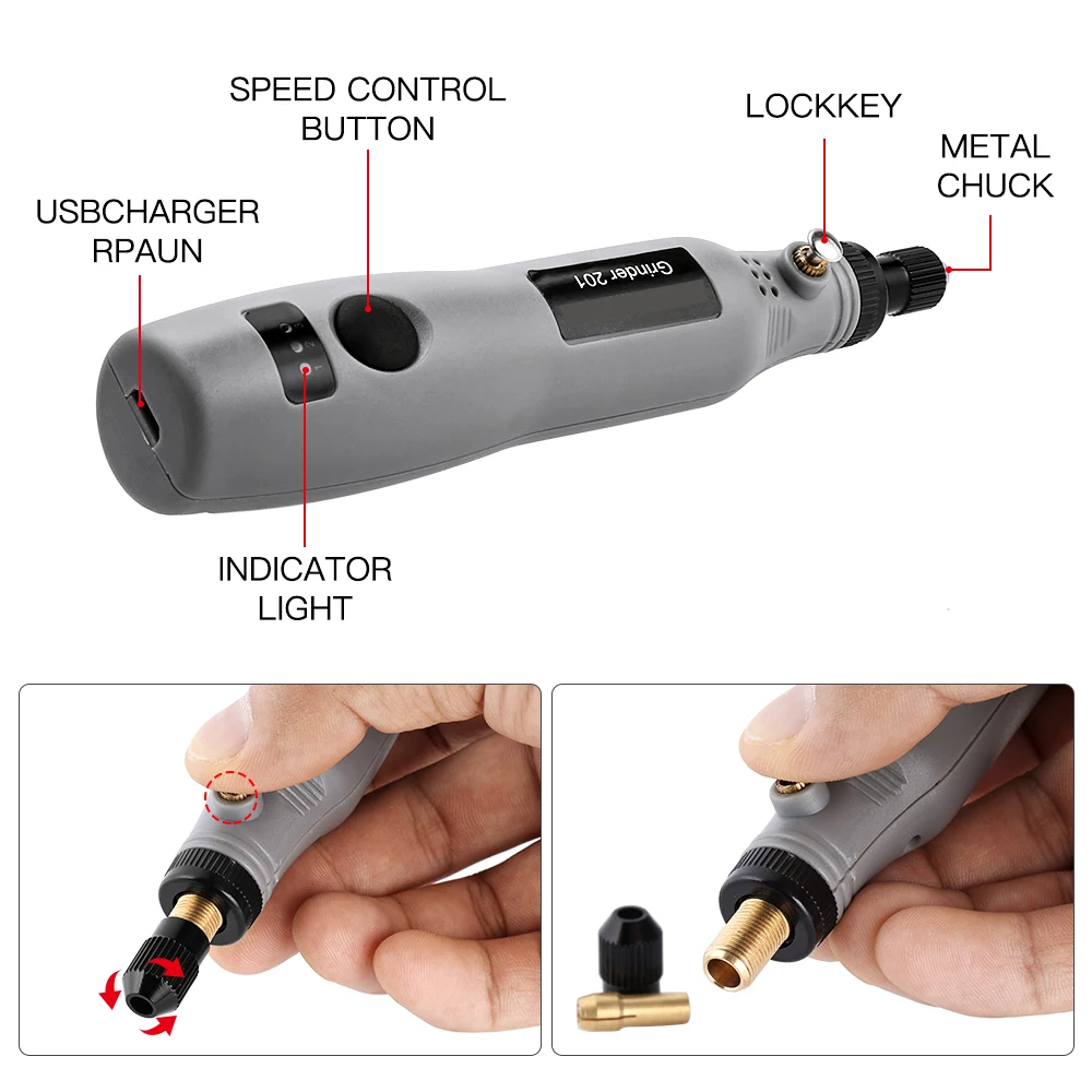 How to make a electric grinder mini drill(cordless and can speed control) 