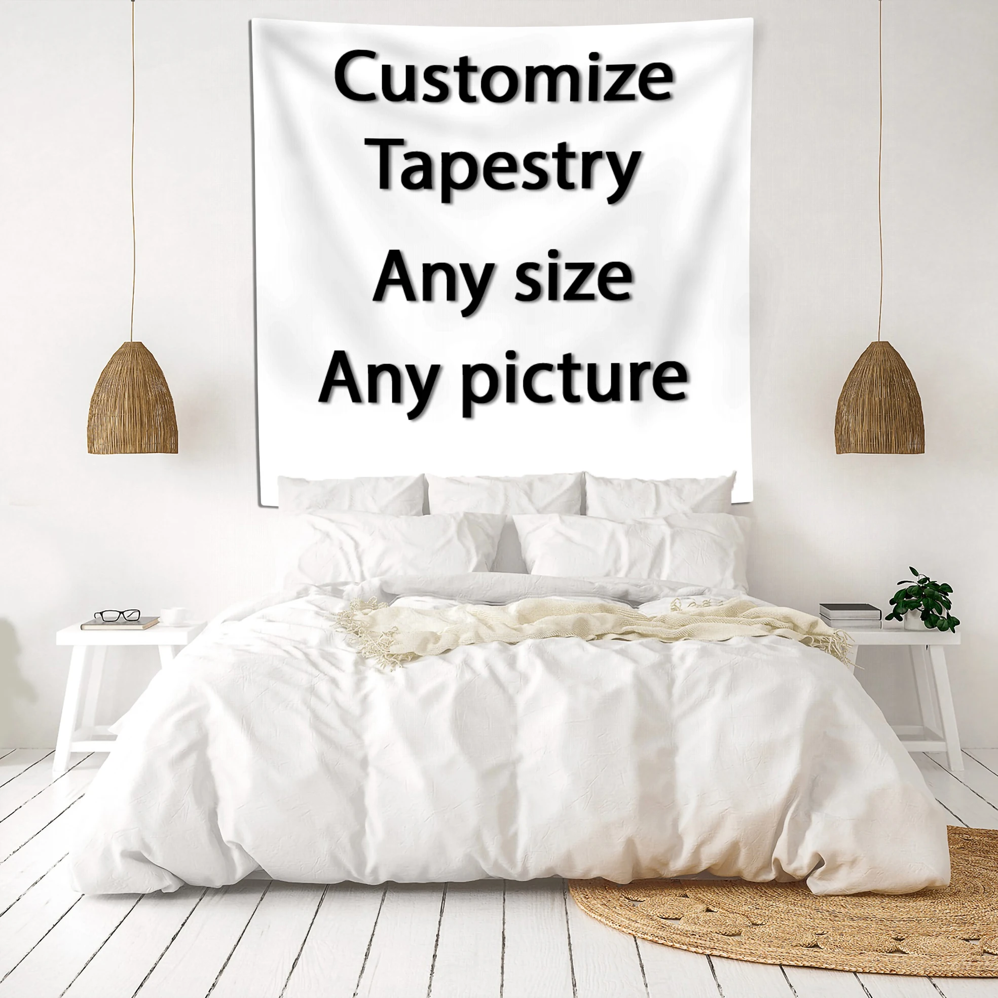 Custom Tapestry Your Any Size Picture Polyester Printed Bar Bedroom Room Background Decoration 3 Custom Tapestry Your Any Size Picture Polyester Printed Bar Bedroom Room Background Decoration 3