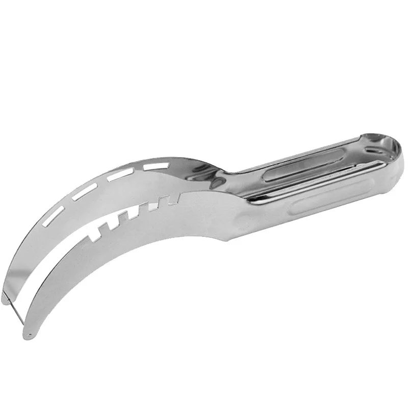Fruit Slicer Watermelon Slicer Stainless Steel Windmill Watermelon Cutter Kitchen Fruit Slicer Cutter Tool Digger Fruit Divider