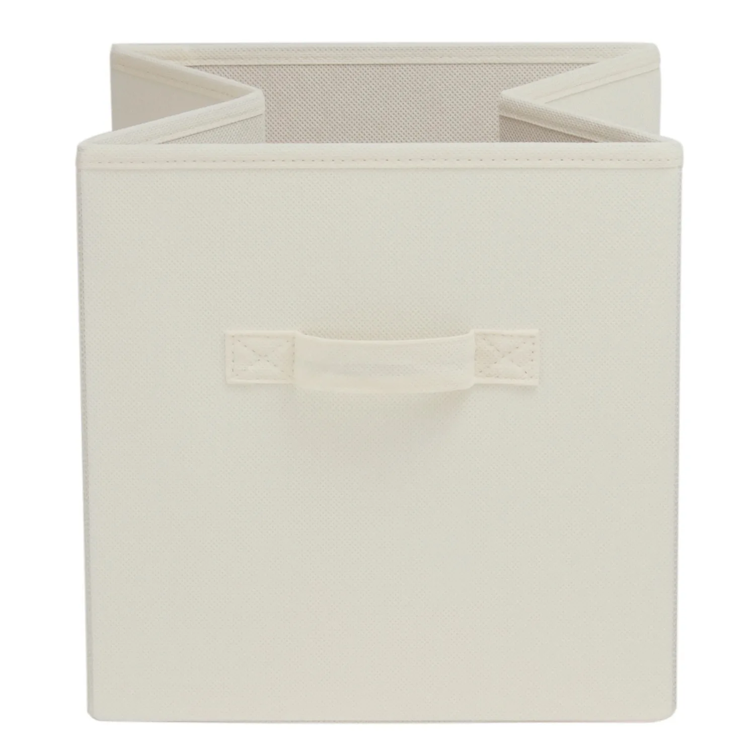 NEW Collapsible Cube Fabric Storage Bins (10.5" x 10.5"), 6 Pack, Vanilla Dream 4