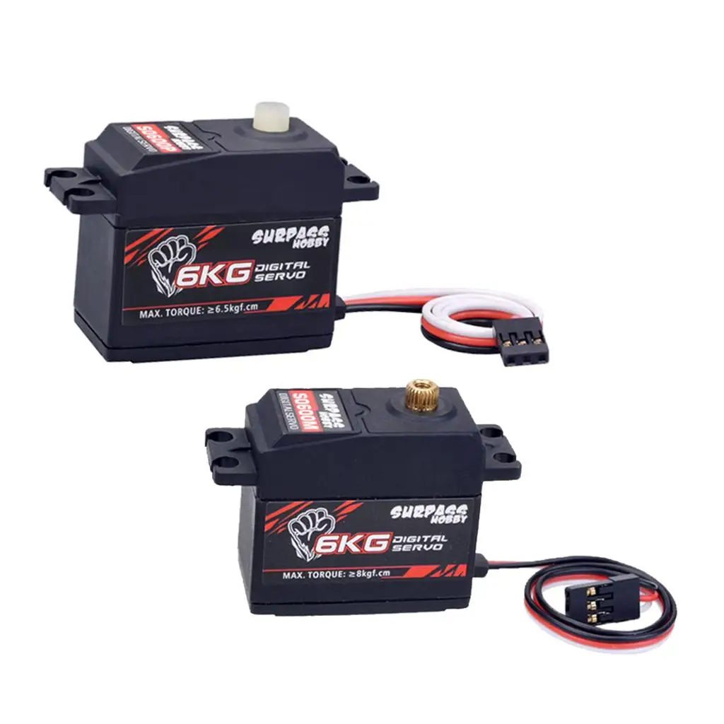

Waterproof High Digital Servo Made of Plastic 6KG / 0.16S 6V