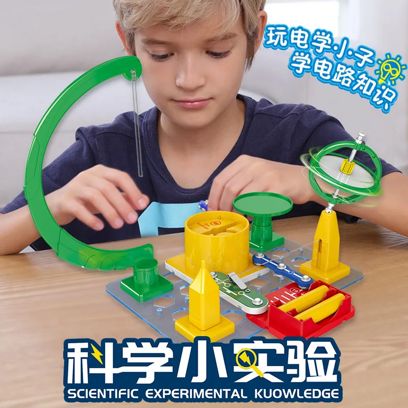 Science Toy Hydraulic Power Electronic Building Block RisingBell