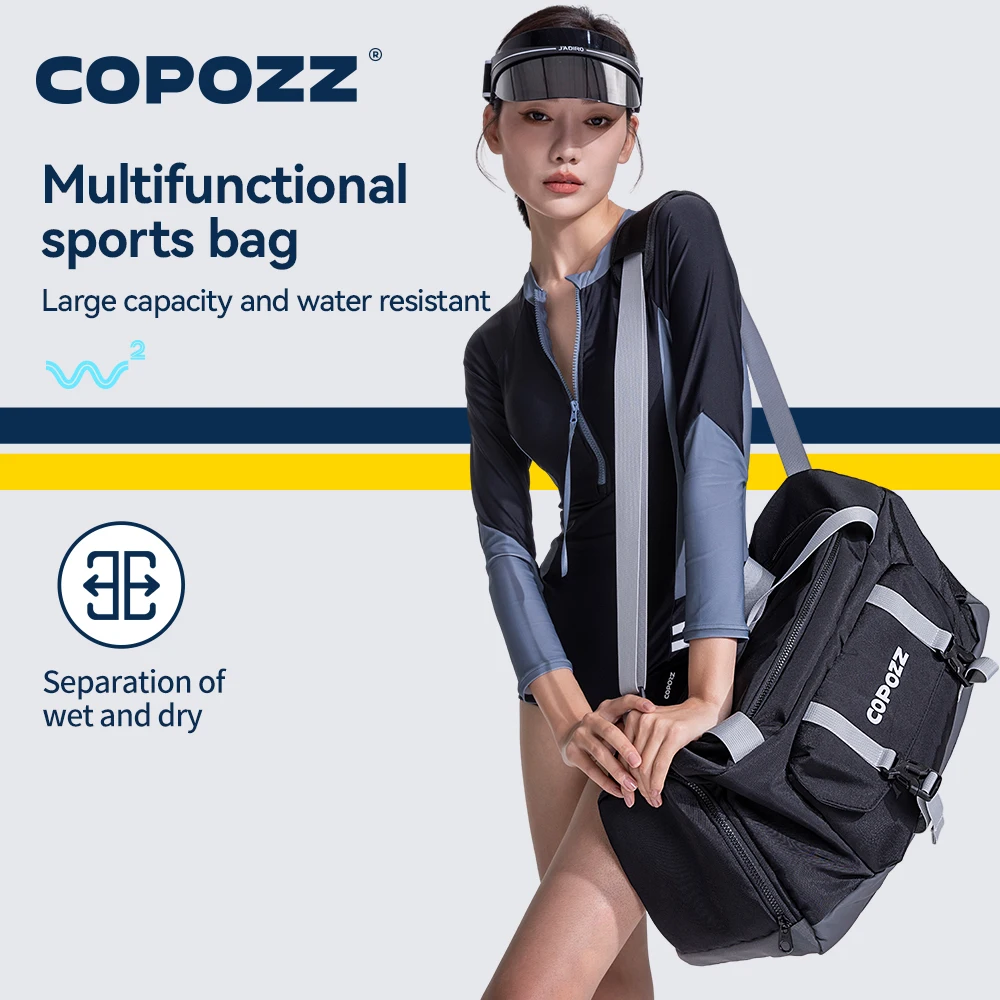 COPOZZ 33601 Sports Gym Bag 30L Waterproof Shoes Compartment - Image 3