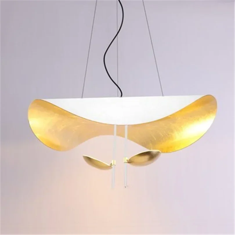 Modern Manta Pendant Lamp Flying Saucer Hat industrial retro replica design lamp white black Restaurant, bedroom pendant light 3
