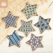 Putuo Decor Luxury Tray Star Disc Small Trays Kitchen Bandejas De Decoración Wall Decorations for Rolling Tray Jewelry Storage