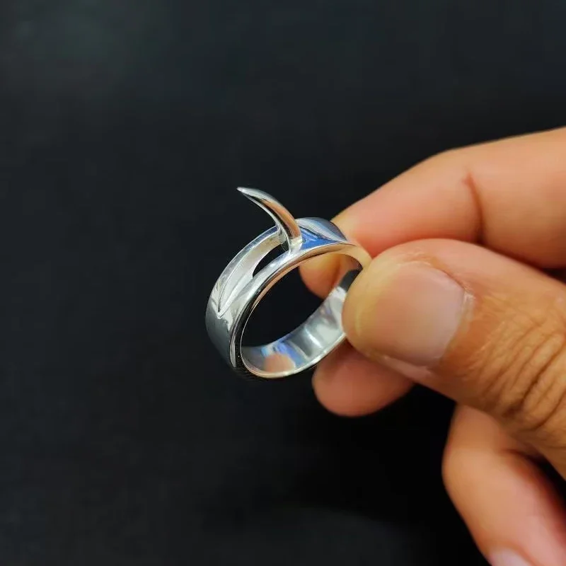 Anime Attack On Titan Shingeki No Kyojin Annie Leonhart Ring Cosplay Metal Unisex Rings Jewelry Prop Accessori Regalo
