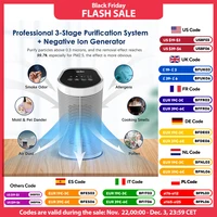 Sejoy Air Purifier HEPA Filter For Indoor 200 Square Feet 99.9% Removal With Ionizer Quiet 3 Speeds Bedroom Pets Air Purifier 1