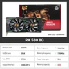 SJS Video Card RX 580 8G 256Bit 2048SP GDDR5 AMD GPU Graphics Cards Gamer RX580 Radeon 8GB Mining Gaming Card placa de video 3