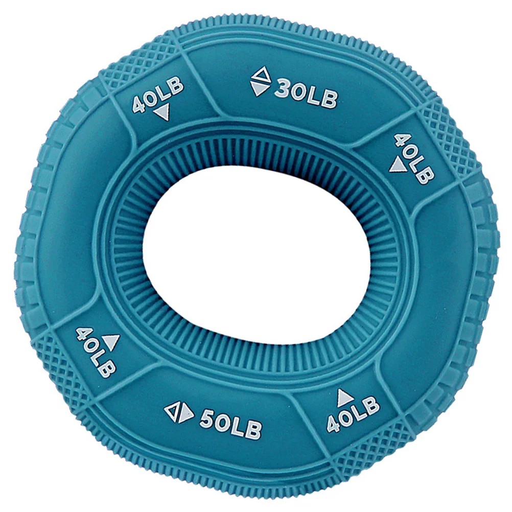 

Hand Strengthener Grip Ring Forearm Trainer Gripper Donut Finger Training Exerciser Silicone Squeezer
