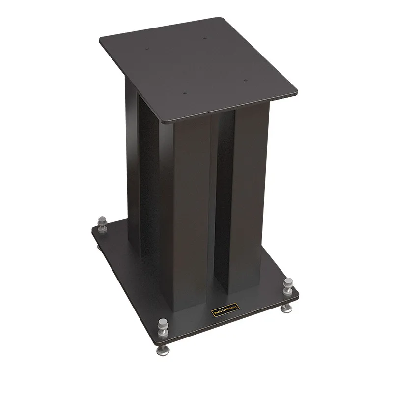 

S-065 Speaker Foot Stand Audio Bracket Bookshelf Desktop Audio All Metal Hoop Floor Stand Specialty (1 Pair)