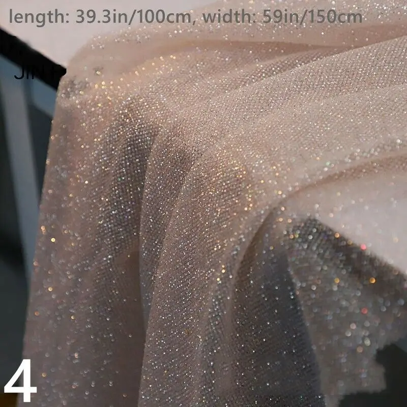 Shiny Pink Tulle Fabric
