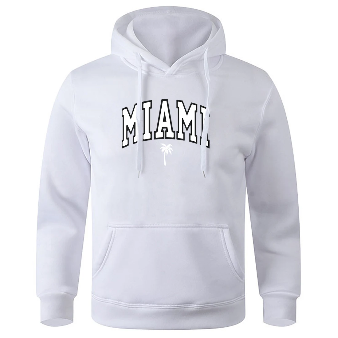 

Miami Beach Printing Man Hoody Vintage Novelty Oversized Hoodie Fashion Classic Fleece Tracksuit Basic All Match Loose Hoodies