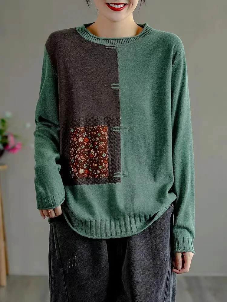 Amax luluE Chinese Design Fashion Pullover Winter Womens