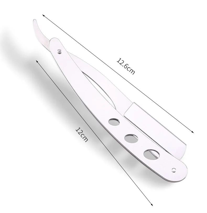 Razor blade scraper Men Foldable Stainless Steel Blades Old-fashioned Razor Manual Shaving Face Scraper Barber Razor Body Face Hair Removal Knife