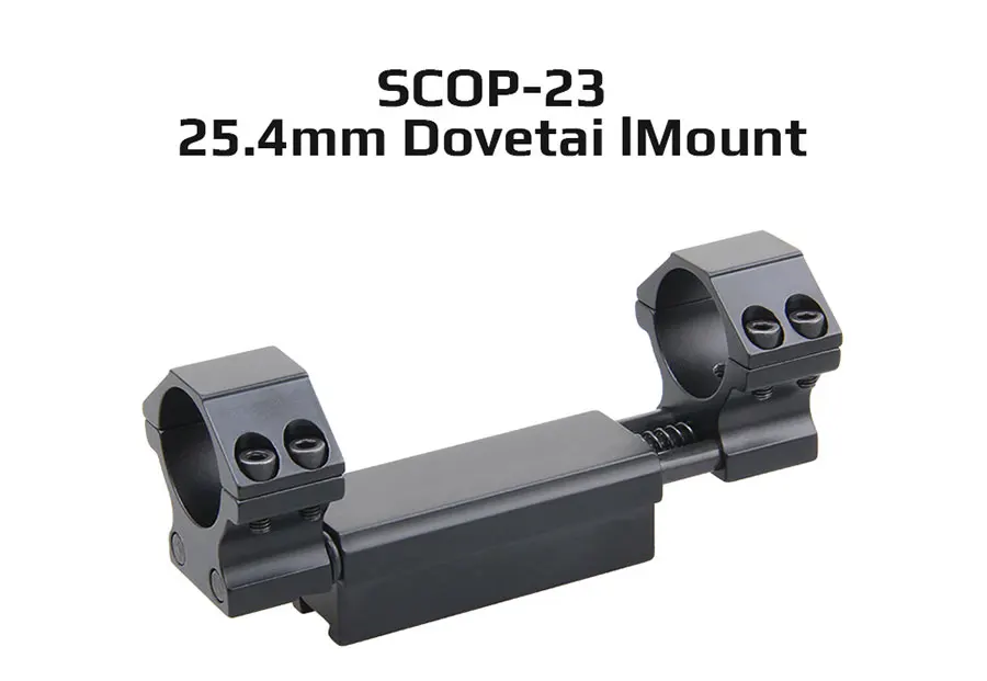 Description Picture 3 of itemVector Optics 25.4Mm One Piece Zero Recoil Weaver Mount Fit 21Mm Weaver Rail with Reocil Spring Buffer System for Hunting Scope