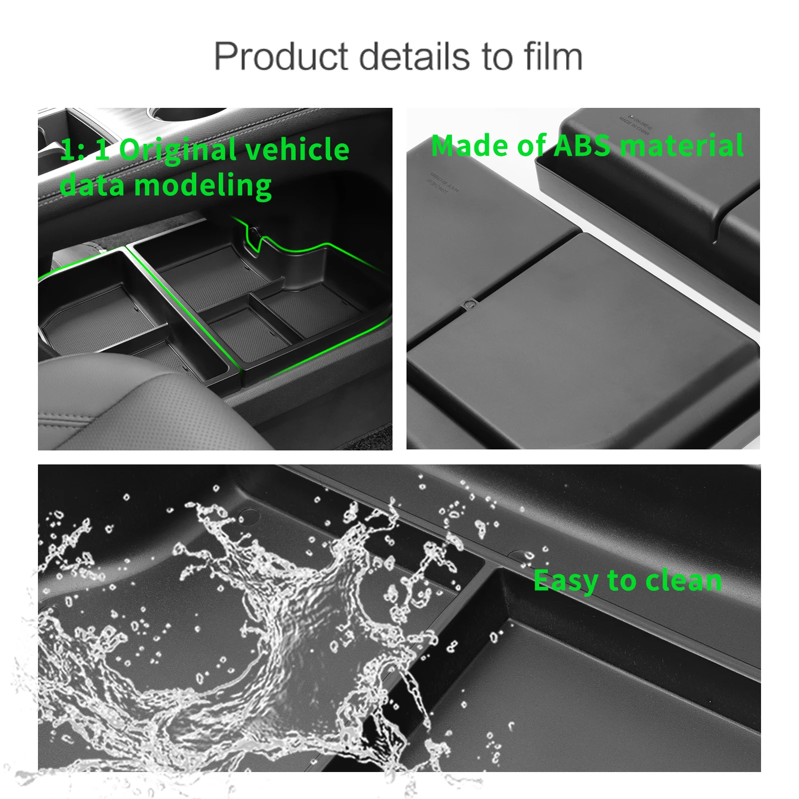 TACOBRO Lower Center Console Organizer Compatible With Toyota Sienna
