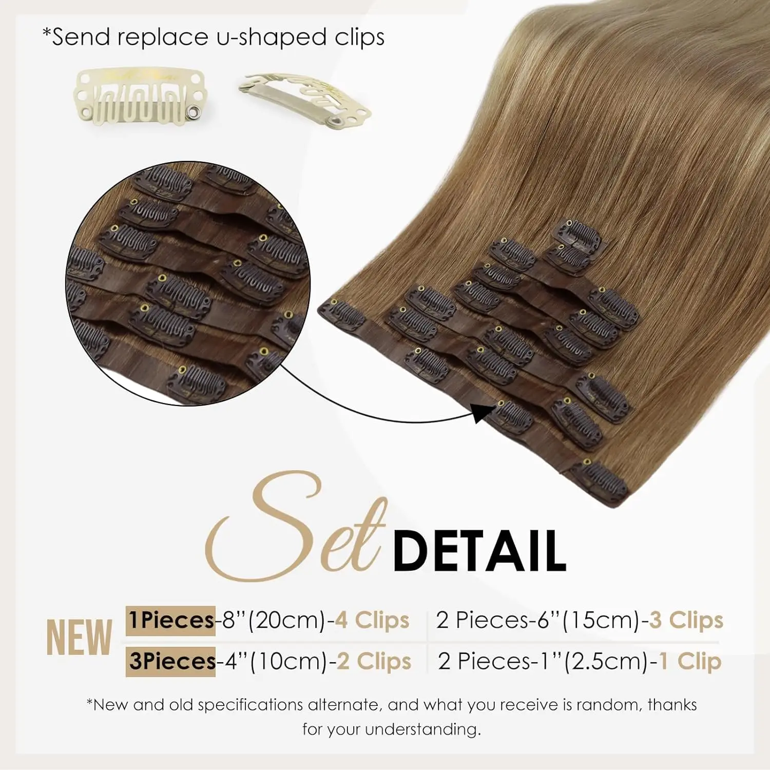 Full shine seamless clip in hair extensions Remy human hair 8Pcs 120g & 80g clip in extensions human blonde skin weft