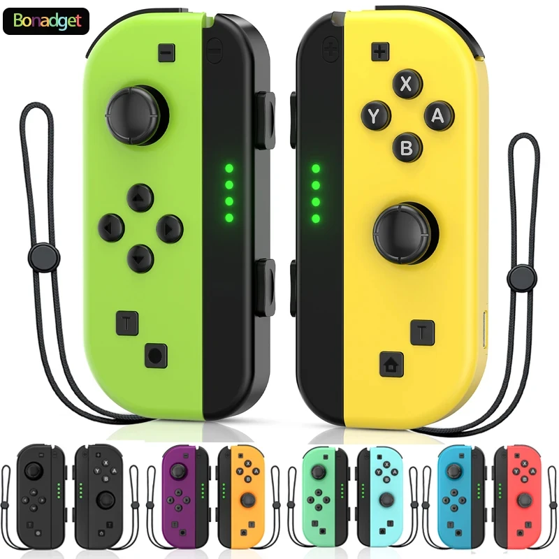 

Мини Джойстик Joy-Con для Nintendo Switch/Ios/Android/Pc, беспроводной Bluetooth контроллер с Trubo, консоль управления видеоиграми, джойстик