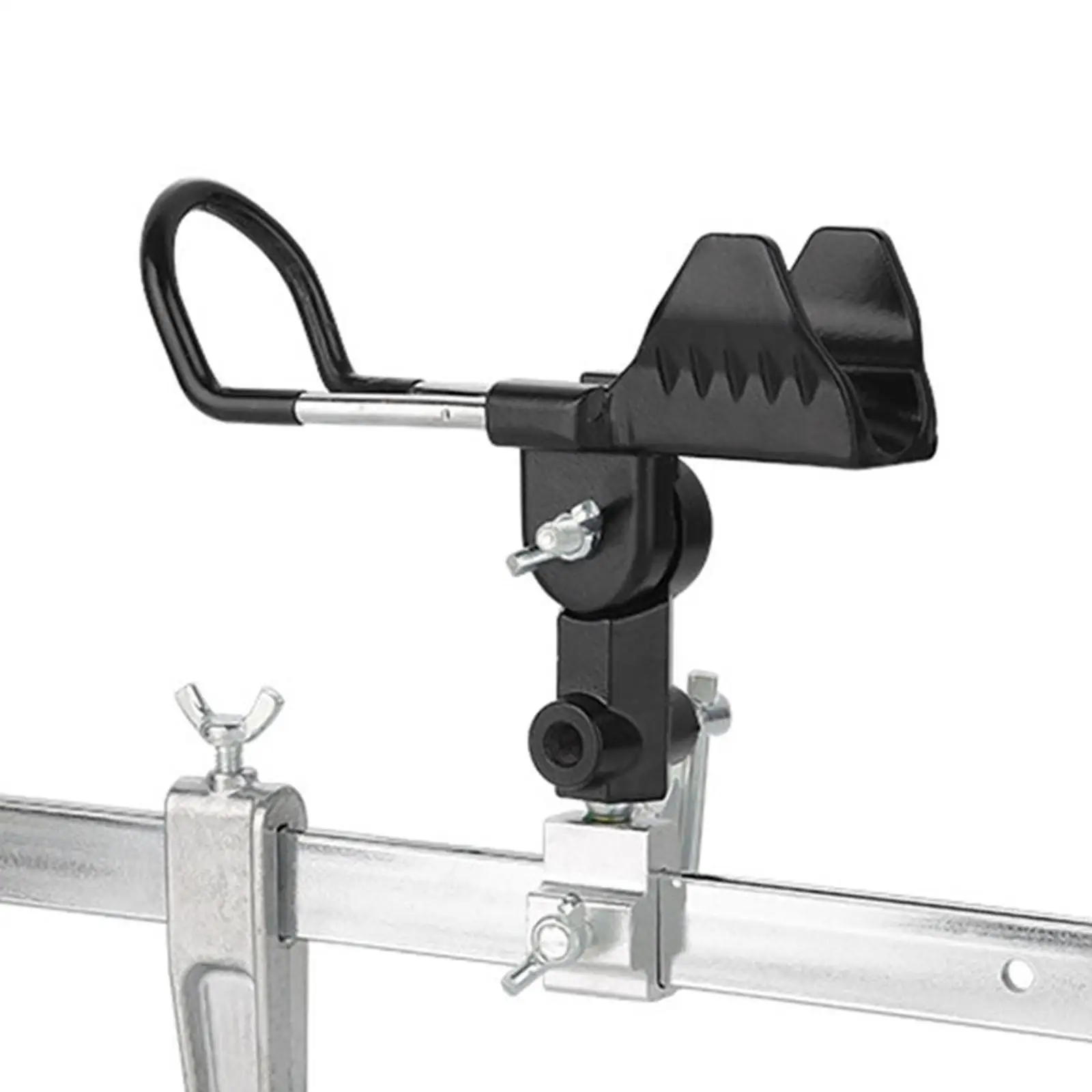Fishing Rod Stand Practical Large Clamp Sturdy Easy Installation Fishing Device for Ice Freshwater Saltwater Canoe Dock fishing rod support