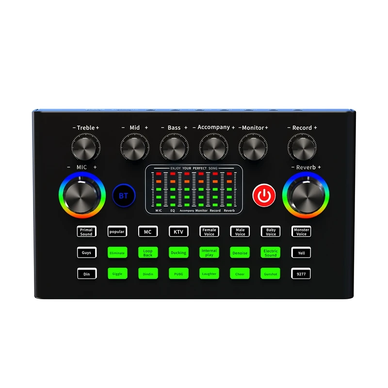 

Professional Sound Card Audio Studio Recording Interface Mixers Music Card With Sound For Live Mobile Phone PC