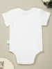 My Aunt Says I'm Perfect Fun Baby Girl Clothes 100% Cotton Onesies Simple Harajuku Summer Versatile Newborn Boy Bodysuits 2