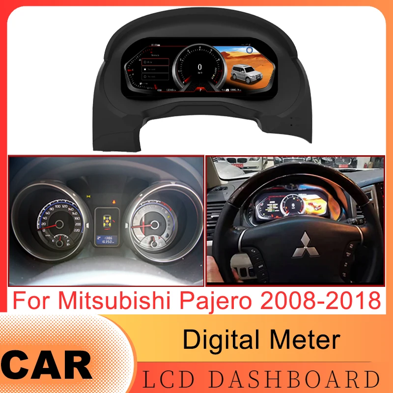 

Latest Car LCD Instrument Cluster Panel Cock Speedometer Digital Dashboard For Mitsubishi Pajero 2008-2018