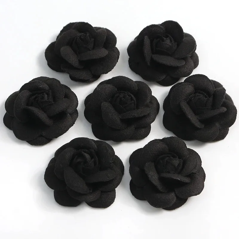 3/5Pcs 5cm Silk Artificial Rose Flower Heads Decorative Flowers for Wedding Home Party Decoration Mini DIY Fake Flower Wall – Detail 8