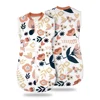 Newborn Baby Sleeping Bag Baby Swaddle Cocoon Beautiful Flowers Print Summer Thin Vest Button Wrap Sleepsack For Girls Boys 3